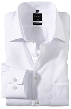 OLYMP Luxor modern fit Hemd extra Langer Arm Popeline weiß Größe 42