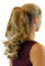 WIG ME UP JL-0058-26H613 Haarteil/Zopf gewellt halblang (40 cm) Butterfly/Schmetterlings-Klammer Blond-Mix