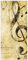 posterdepot Türtapete Türposter Musik als Leidenschaft, Notenschlüssel - Größe 93 x 205 cm, 1 Stück, braun, ktt0057