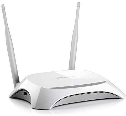 TP-Link TL-MR3420 Wireless N300 2T2R 3G/4G Router 4 x LAN, 1 x WAN, 1 x USB