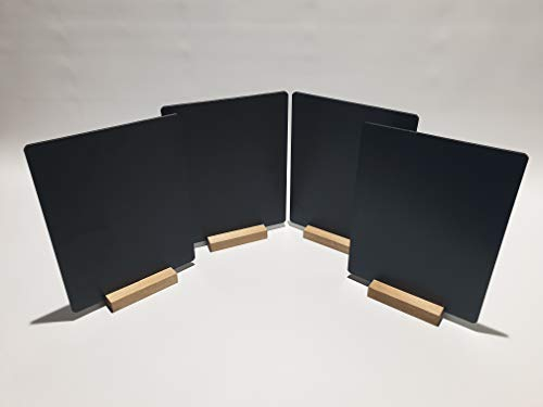 Chalkboard Blackboard -Table Top A4 X 4 for Liquid Chalk. Plus A Free Liquid Chalk Pen