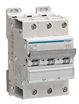 disjoncteur hager - 3 pôles - 20a - 6ka - courbe c - vis