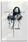Paul Sinus Art The Big Lebowski 90x 60cm Keilrahmenbild Kunstbild Aquarell Art Wandbild auf Leinwand fertig gerahmt Original Unikat