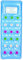 Bestway 43040 - Solar Luftmatratze mit Fenster, ca. 188 x 71 cm (Blau)