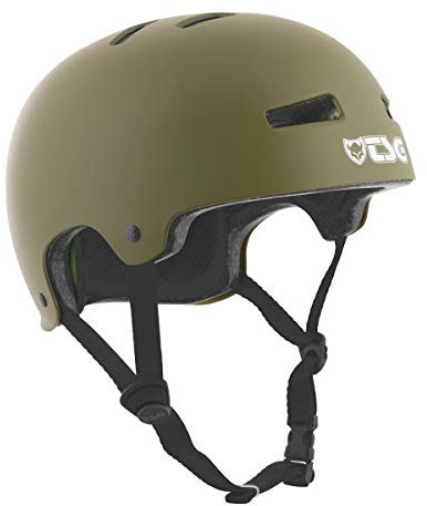 Casque Evolution Solid Color L/XL (57-60cm) Satin Olive