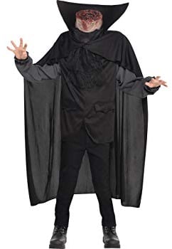 amscan 845680-55 - Kids Child Boys Headless Horseman Jumpsuit Boys Halloween Fancy Dress Costume Age: 12-14 Years