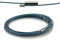 WEBandBUY 5 Halsreifen aus Edelstahl Magnetverschluss Länge ca. 50 cm Türkis