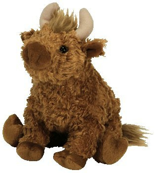 Ty Hamish Beanie Hochland Kuh UK 19 cm
