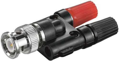 Unbekannt 5 Stück Adapter BNC-Stecker auf 2X 4mm Bananenbuchse