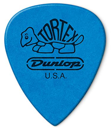 Dunlop Tortex T3 Gitarrenplektrum / Picks mit scharfer Spitze 12 Stück 1.0mm