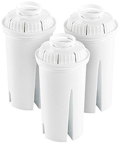 Rosenstein & Söhne Tischwasserfilter: 3er-Set runde Filterkartuschen, passend für Brita Classic (Filterkartuschen für Wasserfilter, Wasserfilter Nachfüllkartusche, Brita, Kaffeemaschine)