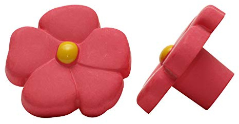 Möbelknopf Schrankknopf fürs Kinderzimmer Modell Rosa Blume ø 36mm