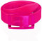 Taffstyle® Unisex Silikon Neon Gürtel kürzbar One Size für Damen / Herren - Fuchsia / Dunkel Pink