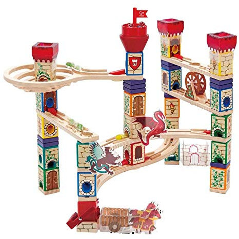 Hape E6018 Kleinkindspielzeug Mittelalterliches Murmelspektakel
