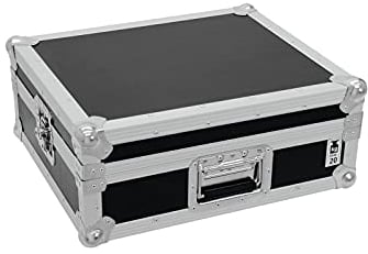 ROADINGER Plattenspieler-Case Tour Pro schwarz -B- | Flightcase für einen Plattenspieler (bis 450 mm Breite)