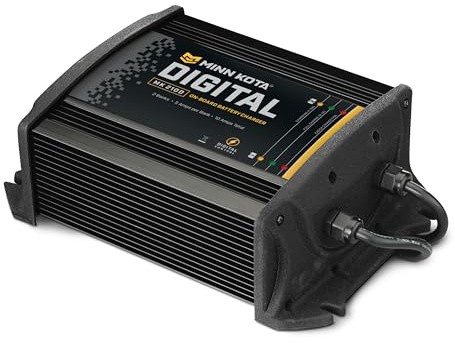 Johnson Outdoors - Minnkota Mk 210D On-Board Battery Charger (2 Banks, 5 Amps Per Bank)