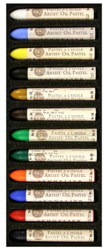 SENNELIER OIL PASTEL Set of 12 Introductory Colours