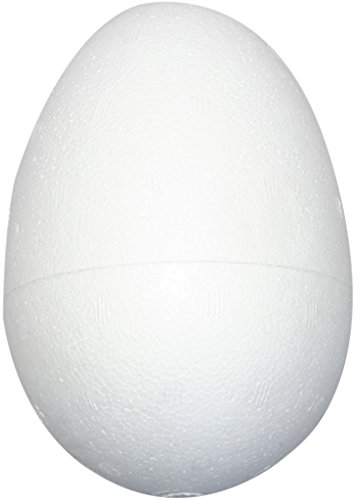 Creativ Styroporeier, 12 cm, 25 Stück