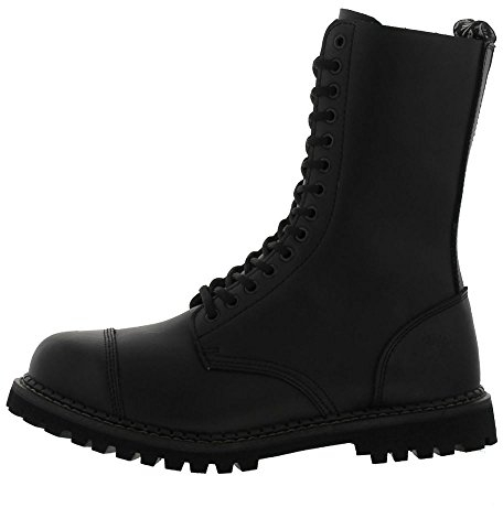 Grinders Herald 2015 Uomo Stivali con Punta in Acciaio, Nero, Taglia 42