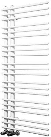 WarmeHaus Designer Handtuchheizkörper Badheizkörper 1250x500mm Weiß