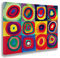 Giallobus - Gemälde - Vassily Kandinsky - Studium der Farbe - Leinwand mit Standardrahmen - 140L x 100l cm - Bereit zum Aufhängen - Moderne Gemälde