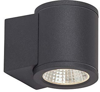 AEG ARGO LED Wandleuchte Lotuseffekt Durchmesser 8 cm Anthrazit 1-Flammig