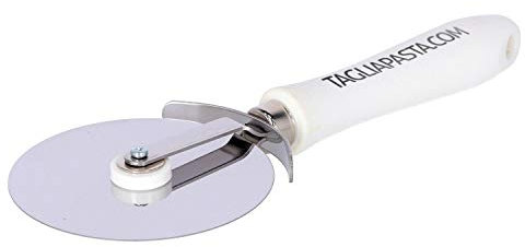 Tagliapizza 88 mm diam. Lama, Liscia in Inox, con Manico in ABS. Art.341