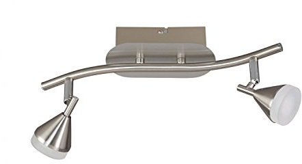WOFI Deckenlampe LED Cameron nickelgrau