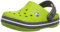 Crocs Crocband Unisex - Kinder Clogs, Grün (Volt Green/Graphite 328), 19/21 EU