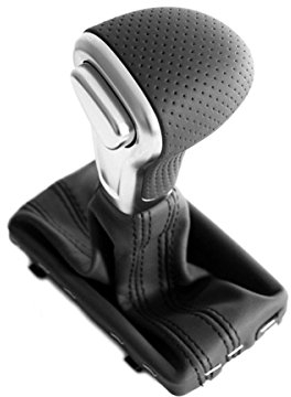 Original Audi Schaltknauf Leder S-Line Automatik Knauf S-Tronic Aluminium Wählhebel schwarz