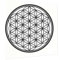 Sticker - Adesivo per auto - JDM - Die Cut - Fiore della Vita - 100 X 100 mm