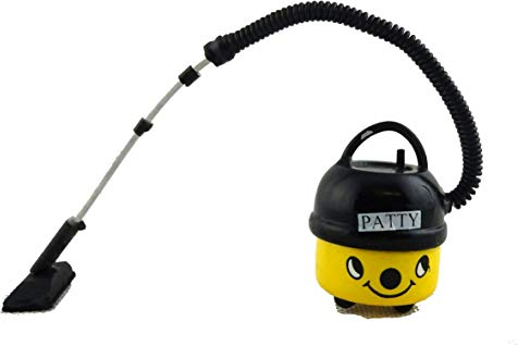 Dolls House Yellow Vacuum Cleaner Hoover Miniature Modern Cleaning Accessory