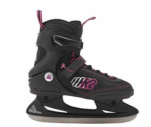 K2 Damen Schlittschuhe Kinetic Ice W, Schwarz/Pink, 6.5, 2530802.1.1.065