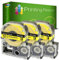 3x Schriftband kompatibel für Epson AC12YW Schwarz auf Gelb (12mm x 8m) für Epson LabelWorks LW-300, LW-400, LW-500, LM-700, LW-900P, KingJim TepraPro Etikettendrucker