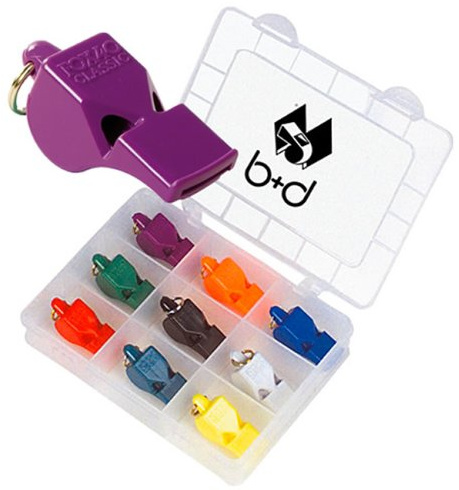 FOX-Box Colour mit 9x Sportpfeifen FOX 40 Classic