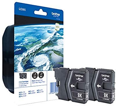Brother LC-985BK Doppelpack Tintenpatrone Schwarz