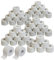 ALPIDEX 48 Rollen Sport Tape Set 3,8 cm x 10 m Tapeverbad Weiß Reißbares Gelenk Tape Unelastisches Sporttape Hautfreundlich Handball Fußball Volleyball