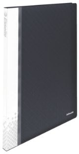 Esselte 623986 VIVIDA Sichtbuch (A4, PP, fester Einband, 20 Hüllen) schwarz