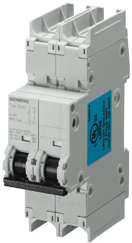Siemens 5SJ4 Miniaturüberlastschalter Typ C, Pol 2-polig 10A 400V ac, Abschaltvermögen 14 kA SENTRON 60 V dc