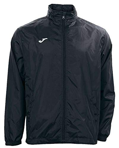 Joma - Herren Regenmantel - Wasserdicht mit Innenfutter - Ideal für Outdoor-Sportarten - Schwarz - S