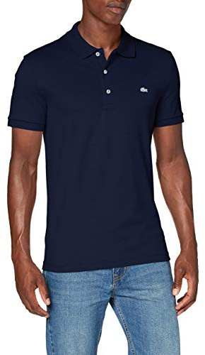 Lacoste Herren Poloshirt, Blau (Marine), Small (Herstellergröße: 3)
