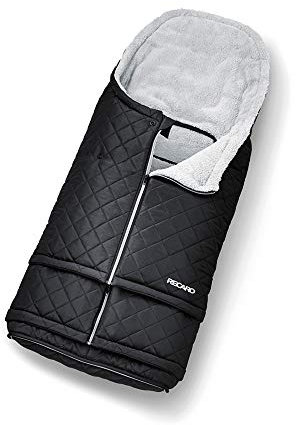 Recaro Kids, Chancelière Cosy Universelle Vario pour Poussettes, Nid d'Ange Bébé, Gigoteuse pour l'hiver Imperméable, Taille Réglable