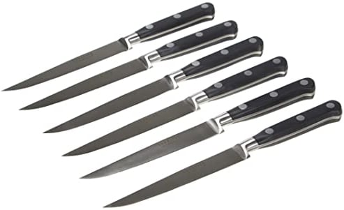Richardson Sheffield Sabatier Trompette - 6 couteaux steak lame lisse