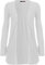 WearAll - Ladies Long Sleeve Pocket Cardigan Womens Top - White - 16/18
