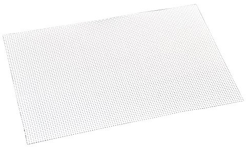 Kesper 77541 Platzset Kunststoffgeflecht, weiß