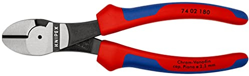 Knipex Heavy Duty Side Cutters L.180 mm Pole for Piano Wire with 2 Comp. Sleeves
