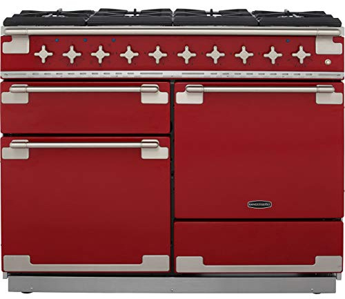 Rangemaster Elise ELS110DFFRD 110cm Dual Fuel Range Cooker - Cherry Red