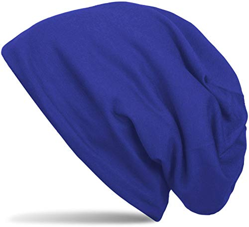 styleBREAKER Unisex Beanie Mütze Einfarbige mit Thermo-Fleece Futter, warme Winter Mütze gefüttert 04024008, Farbe:Royalblau