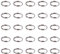 PandaHall Edelstahl Farbe Ringe Binderinge Doppelschlaufen 8x0.6mm fuer DIYSchmuckmachen 190 Stk/Beutel