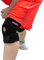 Rodillera Kuangmi para niño, soporte de rótula, abierta y ajustable; color negro (1 pieza)